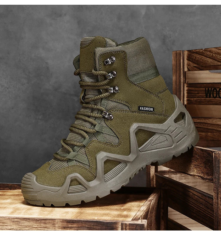 Bottines Tactiques Imperméables - Randonnée et Extérieur - Homme