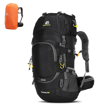 Sac à Dos de Randonnée 60L — Trek Multi-Jours avec Housse de Pluie