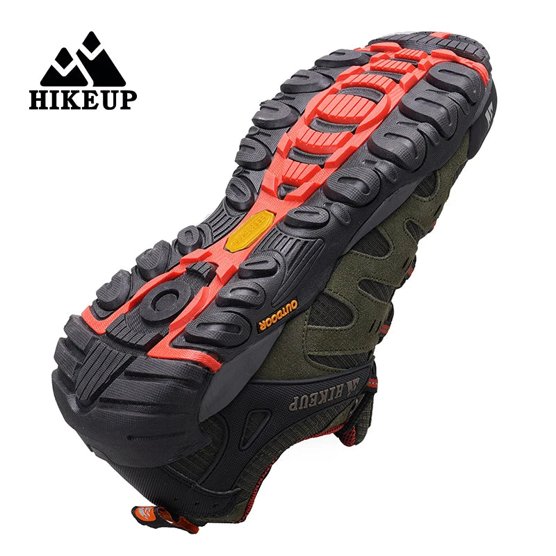 Chaussures de Randonnée HIKEUP en Cuir Suédé - Résistantes - Homme