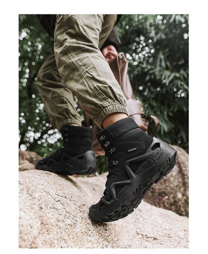 Bottines Tactiques Imperméables - Randonnée et Extérieur - Homme