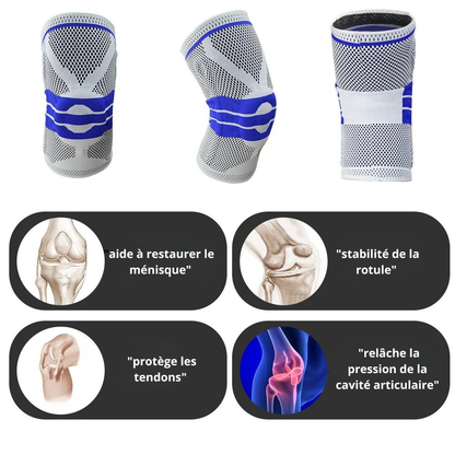 Genouillère de Compression pour Sport